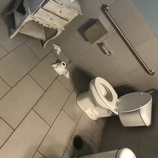 Dirty Bathroom