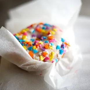 Glazed Donut with Sprinkles