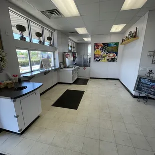 a view of the kitchen