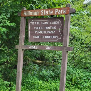 Park signage