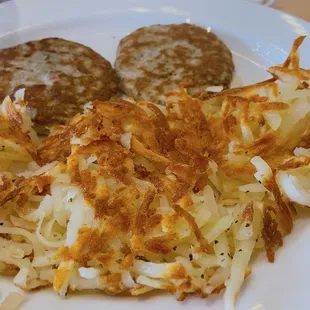 Hash Browns and Turkey Sausage Patties