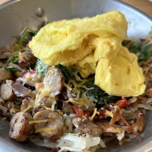 Chicken Apple Sausage skillet