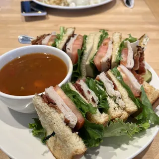 Turkey Bacon Club Sandwich