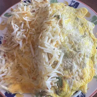 Cheese/Avocado/Mushroom Omelette