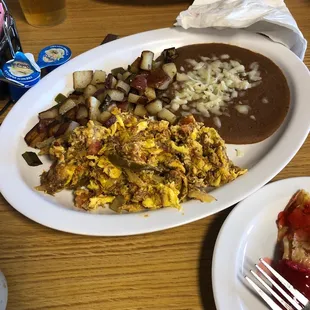 Machaca and eggs .