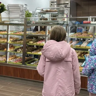 Large selection of donuts!