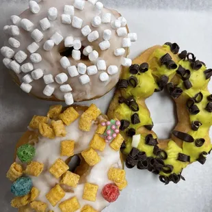 A example of the great selection at Hills Donut.