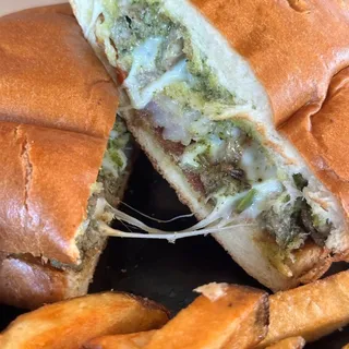 Herb Beef Cheese Steak Sandwich