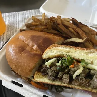 Thai Beef Steak Sandwich