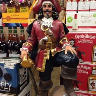 a pirate sitting on a barrel