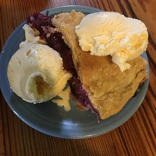 Bumble berry  pie. Out of this world .