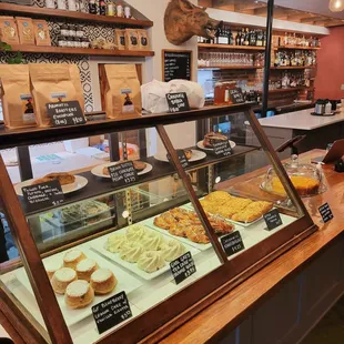 a variety of baked goods
