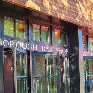 the outside of the building