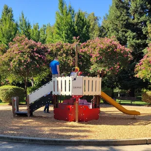 Pirate boat small playground
