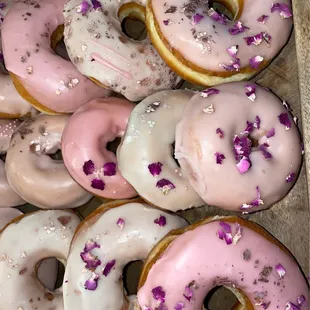 a variety of doughnuts