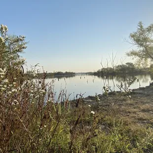 Lake view from our camp area.