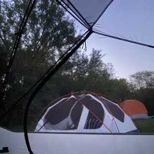 View from my tent.