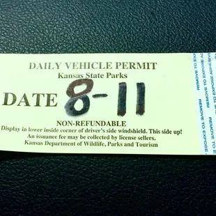 Daily permit $5, seasonal pass $25.   8/11/18