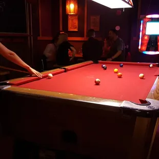 What better way to impress that sexy person in the room than to engage them in a game of pool? Games are just a buck, and free on Sundays.