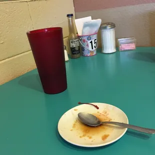 All that remains.