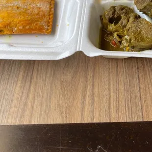 Curry Goat &amp; Beef patty