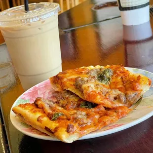 Cheese &amp; Sausage Pizza