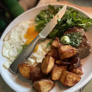 steak, food