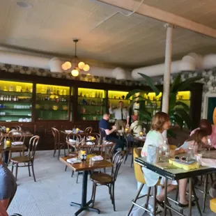 Indoor seating area