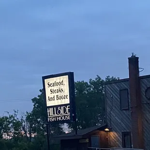 the front of the restaurant