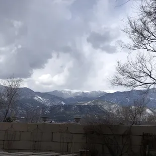 Beautiful Mountain View from Hillside Gardens