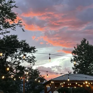 Sunset on the upper level