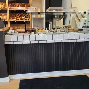 the counter and counter area