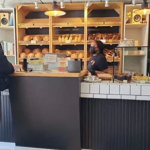a man standing in front of the counter