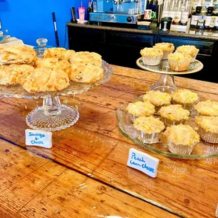 a selection of cupcakes