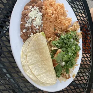 Pollo Asado tacos