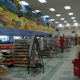 the interior of a grocery store