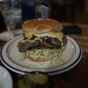 Double cheeseburger. 10/10