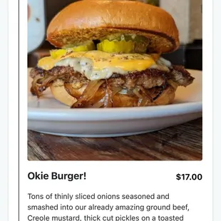 This is cheese on the burger, not an egg, even though it doesn't say that in the description