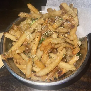 Truffle parmesan fries