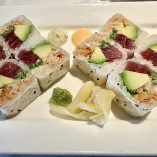 Thai tuna rolls