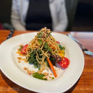 Thai steak and noodle salad