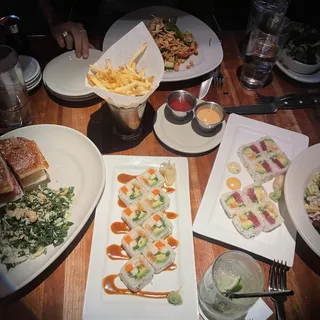 Veg Roll with Spicy Ponzu