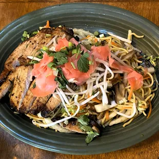 Soba Salad - a healthy portion - YAY!