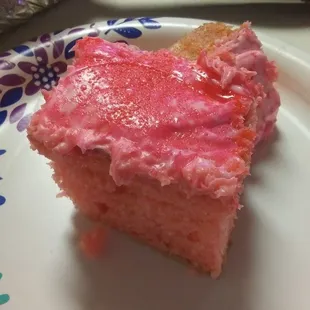 Cake came with the special today