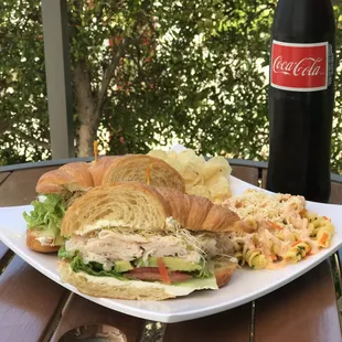 Hilltop Croissant with our homemade pasta and Chipotle Ranch dressing!!!!