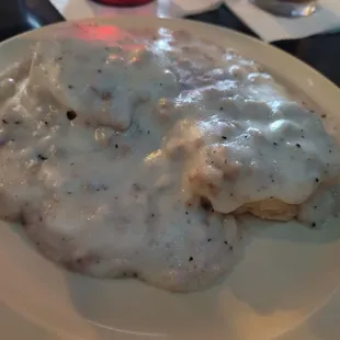 1/2 order of biscuits and gravy