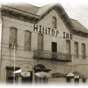 the front of the hotel