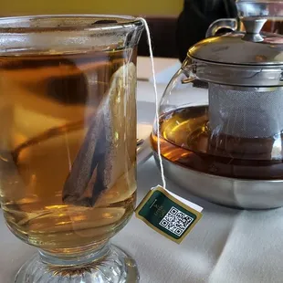 Ethiopian tea ($3). Just a crappy bagged tea with cinnamon-spiced water.