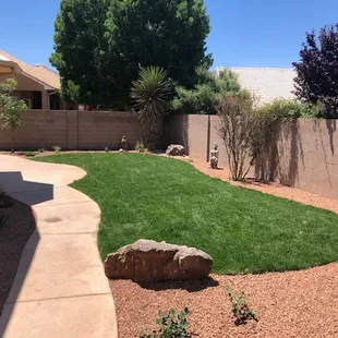 Directly behind house after Hilltop