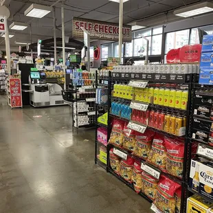 a grocery store aisle